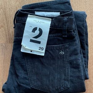 Men’s rag and bone fit 2 courdoroy jeans